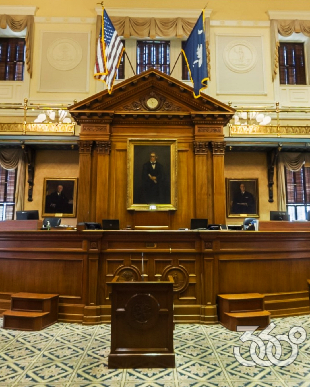 South Carolina statehouse Senate chambers
